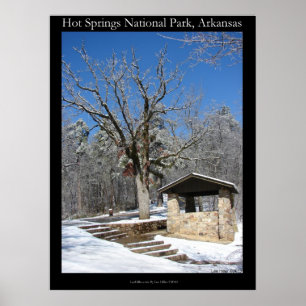 zHot Springs National Park, Ice Snow Hut Poster