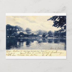 ZHR0039 1907 Vintage Washington Park, Albany Postcard