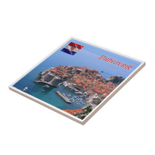 zHR018 DUBROVNIK, Croatia, Ceramic Tile