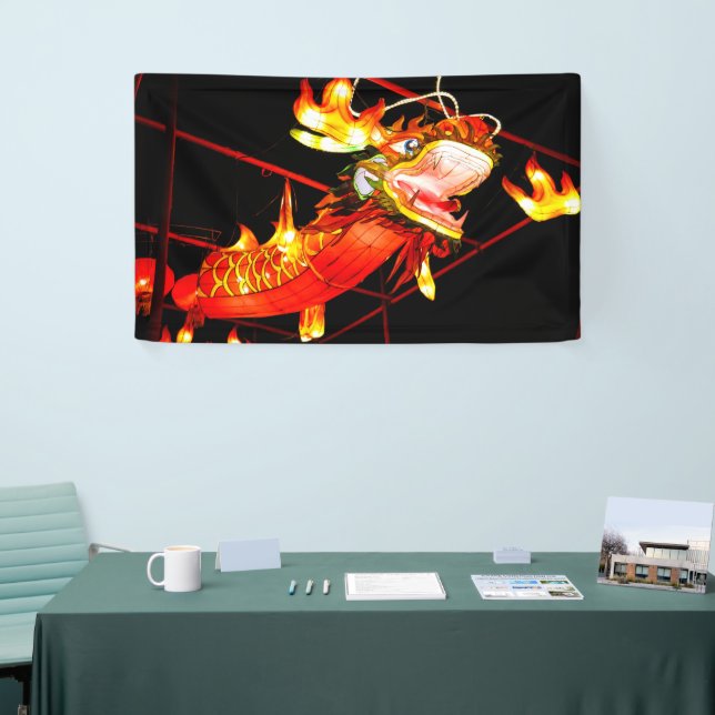 Zhulong Fire Dragon  Banner (Tradeshow)