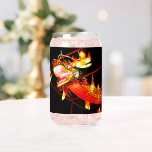 Zhulong Fire Dragon Can Glass