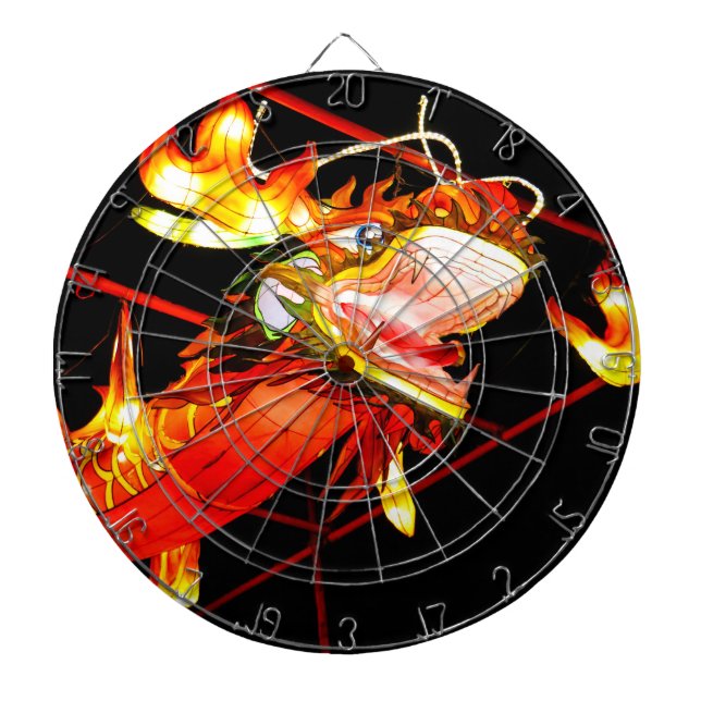 Zhulong Fire Dragon  Dartboard (Front)