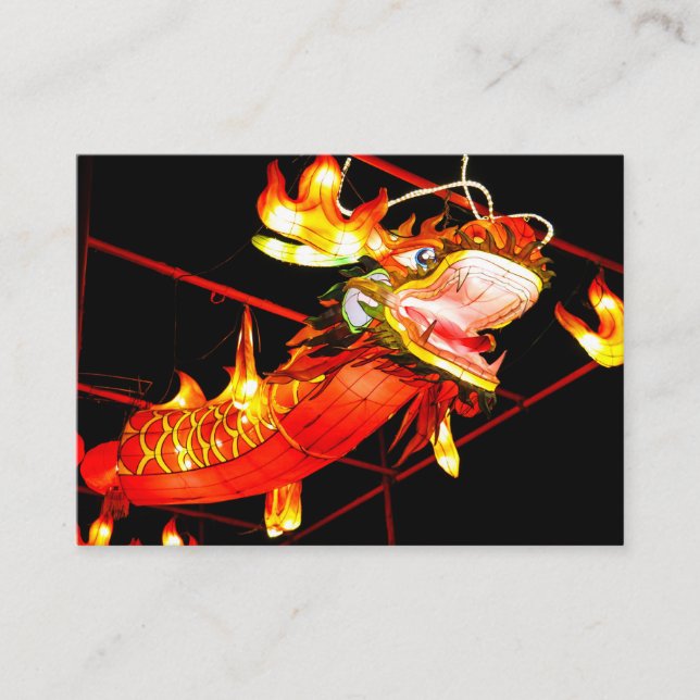 Zhulong Fire Dragon  Enclosure Card (Front)