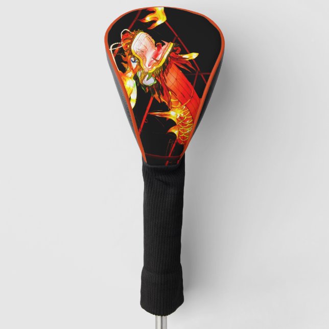 Zhulong Fire Dragon  Golf Head Cover (Front)