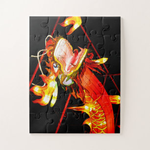 Zhulong Fire Dragon Jigsaw Puzzle