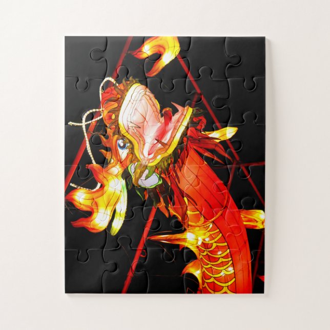 Zhulong Fire Dragon  Jigsaw Puzzle (Vertical)