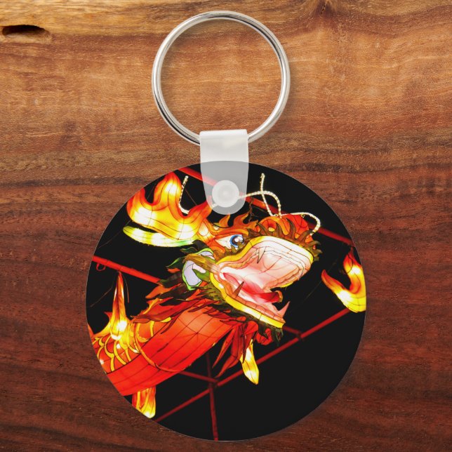 Zhulong Fire Dragon  Key Ring (Front)