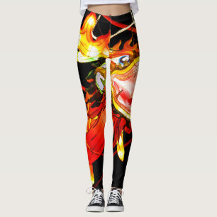 Zhulong Fire Dragon Leggings
