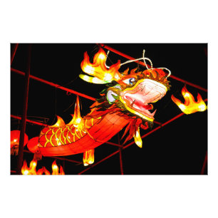 Zhulong Fire Dragon Photo Print