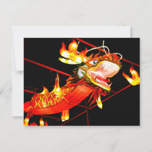 Zhulong Fire Dragon Postcard