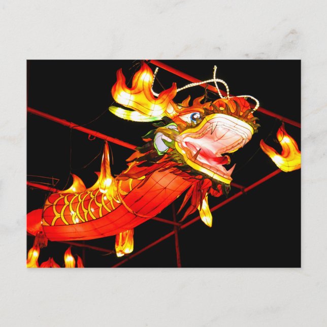 Zhulong Fire Dragon  Postcard (Front)