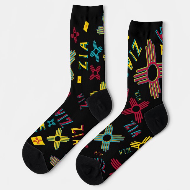 Zia Collage Socks (Left)