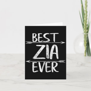 Zia ever shirt funny italian auntie mother's day  card