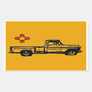 Zia Rising Oblong Sticker