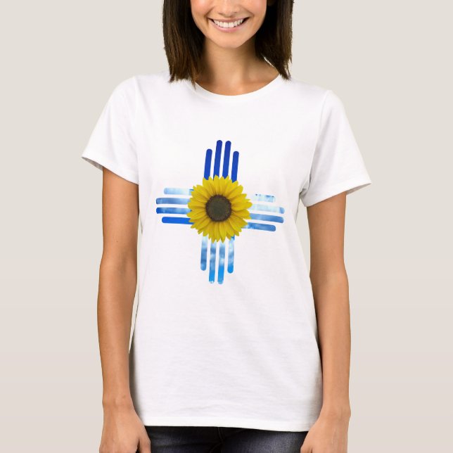Zia Sky and Sunflower T-Shirt (Front)