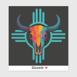 Zia Sun Bull Skull