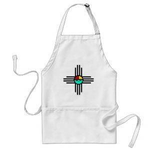 Zia Sun God Standard Apron