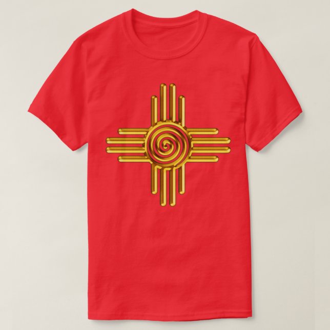 Zia Sun Spiral Zia Pueblo New Mexico I  1  T-Shirt (Design Front)