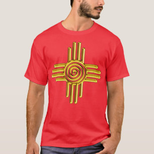 Zia Sun Spiral Zia Pueblo New Mexico I  1  T-Shirt