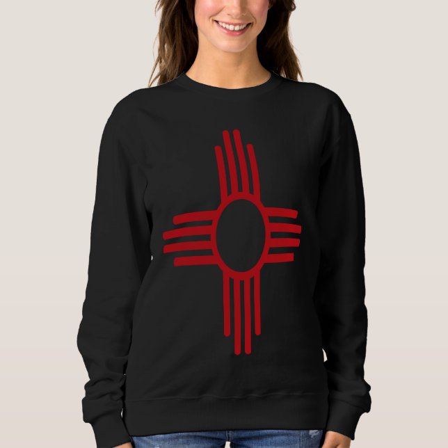 Zia symbol  5 sweatshirt (Front)