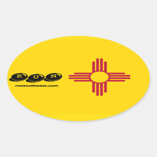 Zia Symbol Running Sticker