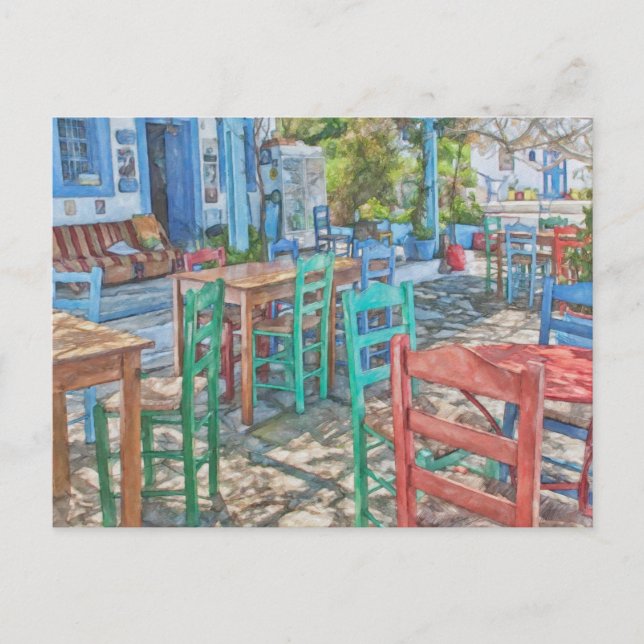 Zia Village, Kos Island, Greece Postcard (Front)