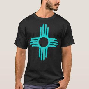 ZiaNew Mexico Turquoise T-Shirt