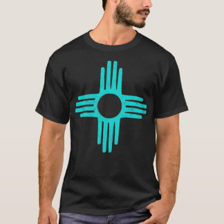 ZiaNew Mexico Turquoise T-Shirt