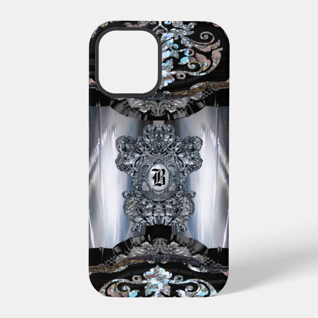 Zibacho Elegant Monogram  iPhone Case (Back)