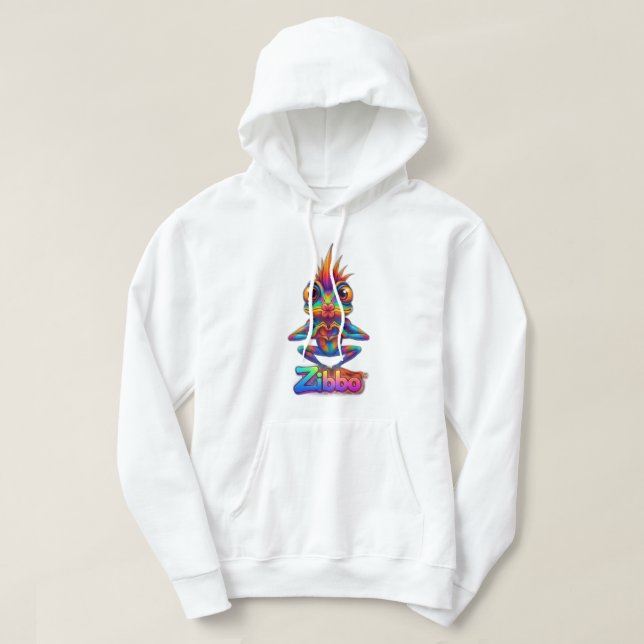 Zibbo™ Color Pop Character Hoodie (Design Front)