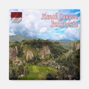 zID011 CANYON DE SIANOK Le Bukittinggi, Fridge Magnet