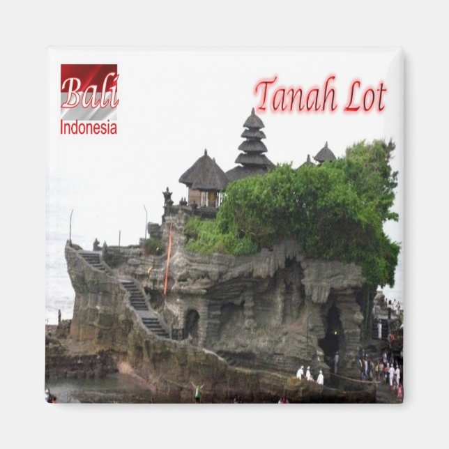 zID020 TANAH LOT Bali. Indonesia, Asia, Fridge Magnet (Front)