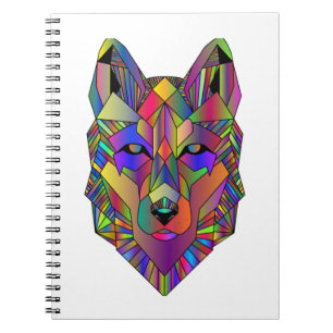 Zidika Vascouver Wolf Sticker - Colours Classic Notebook