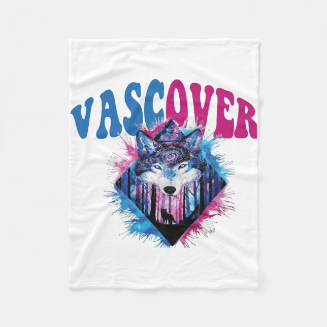Zidika vascover wolf  Essential Fleece Blanket (Front)