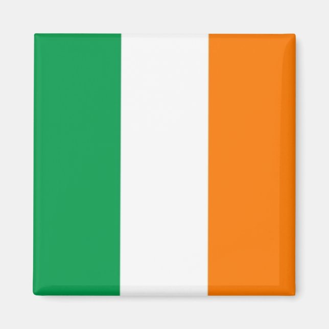 zIE001 Irish FLAG, IRELAND, Fridge Magnet (Front)