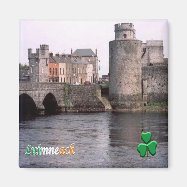 zIE004 LIMERIK, Luimneach, Ireland, Fridge Magnet (Front)