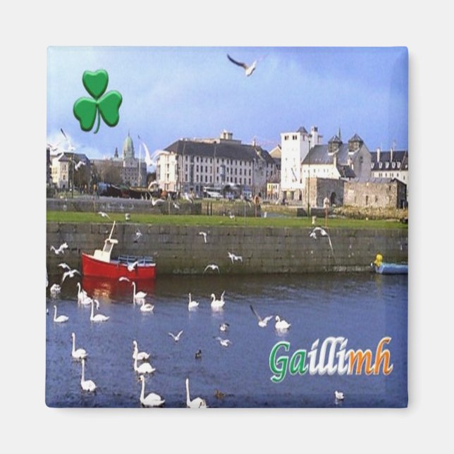 zIE005 GALWAY GAILLIMH, Ireland, Fridge Magnet (Front)