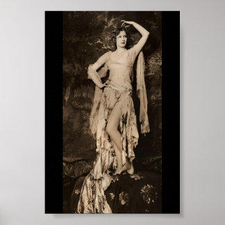 Ziegfeld Follies Girl Blanche Satchell  .. 1920s Poster