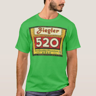 Ziegler 520 Beer Retro Defunct Breweriana T-Shirt
