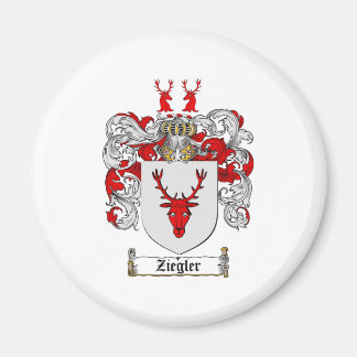 Ziegler Coat of Arms / Ziegler Family Crest Magnet