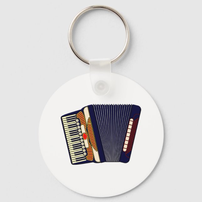 Ziehharmonika Akkordeon accordion Key Ring (Front)