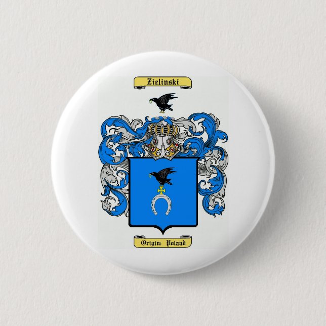 Zielinski 6 Cm Round Badge (Front)
