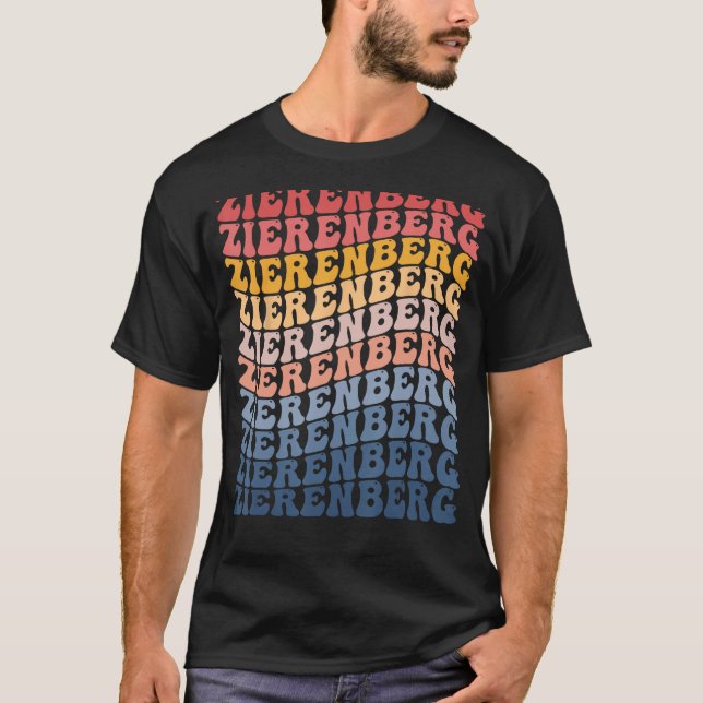 Zierenberg City Groovy Retro T-Shirt (Front)