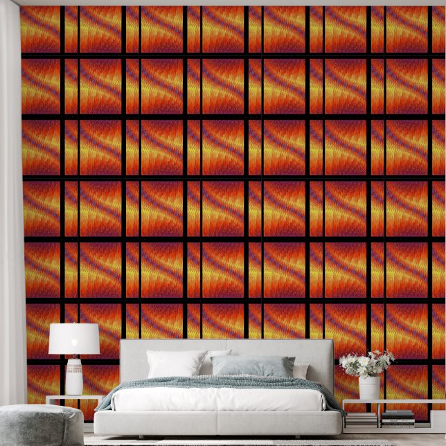 ZIG ZAG 2 Postcard Wallpaper (Bedroom)