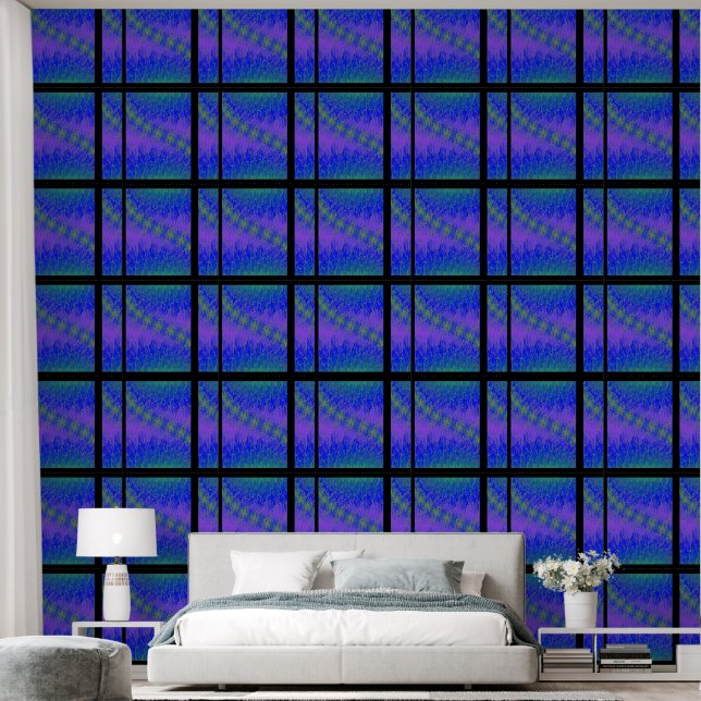 ZIG ZAG 3 Postcard Wallpaper (Bedroom)