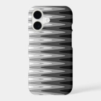 Zig Zag Black White Grey Pattern