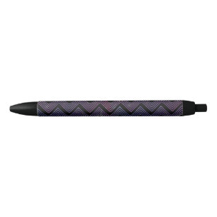 Zig Zag Pattern Black Ink Pen