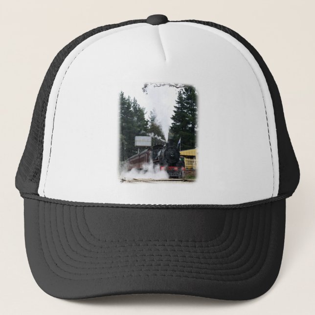 Zig Zag Railway Steam Locomotive 9J53D-21 Trucker Hat (Front)
