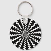 Zig Zag Spiral Keychain