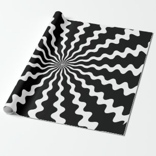 Zig Zag Spiral Wrapping Paper